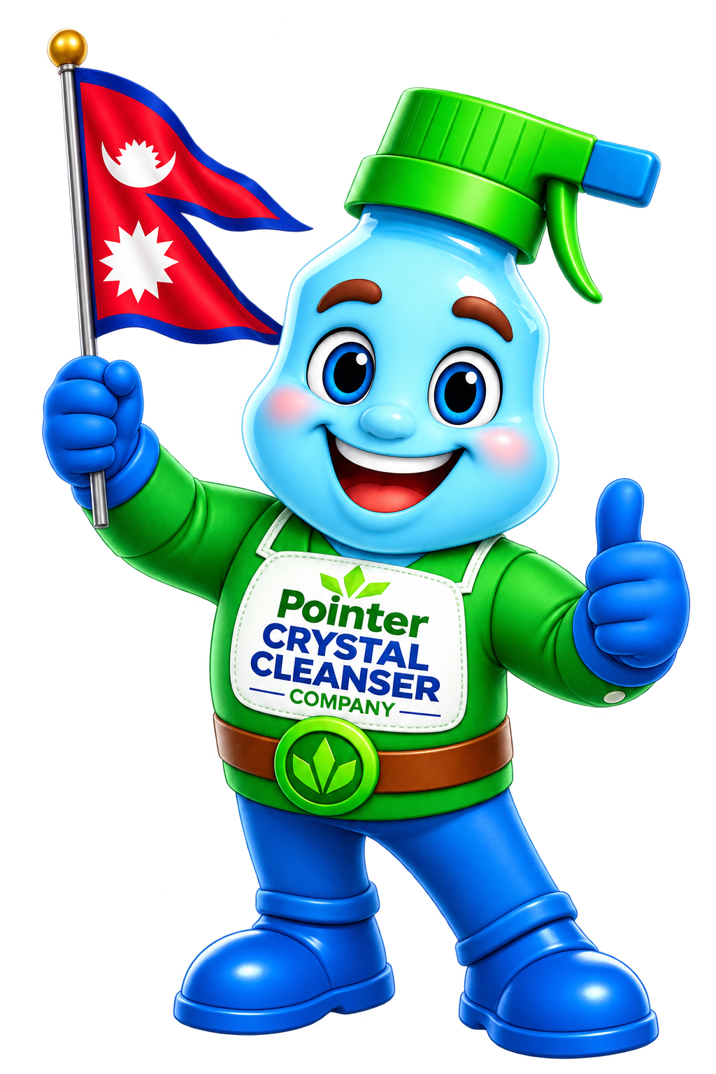 Crystal Cleanser mascot